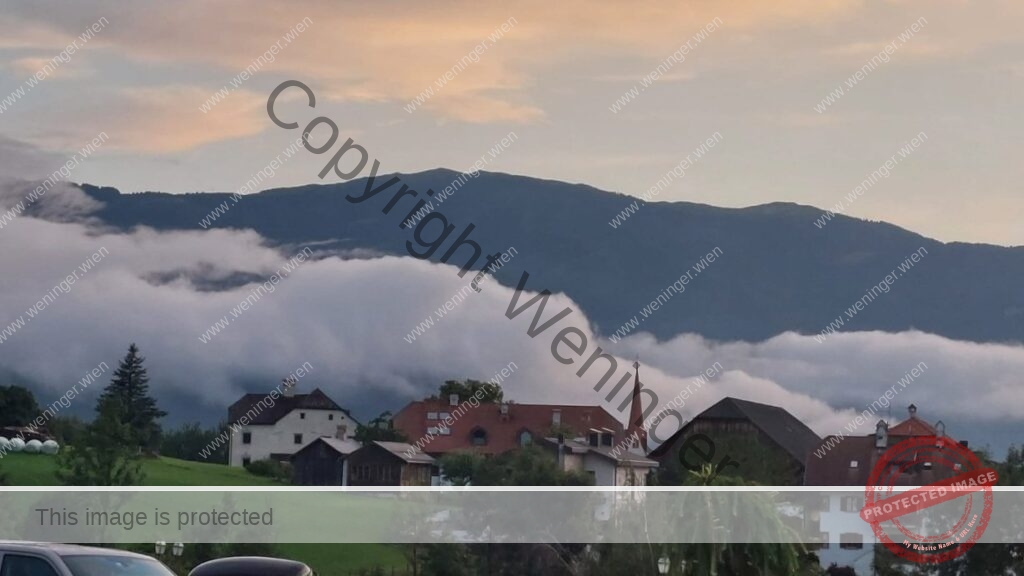 Abendstimmung nach dem heftigen Gewitter