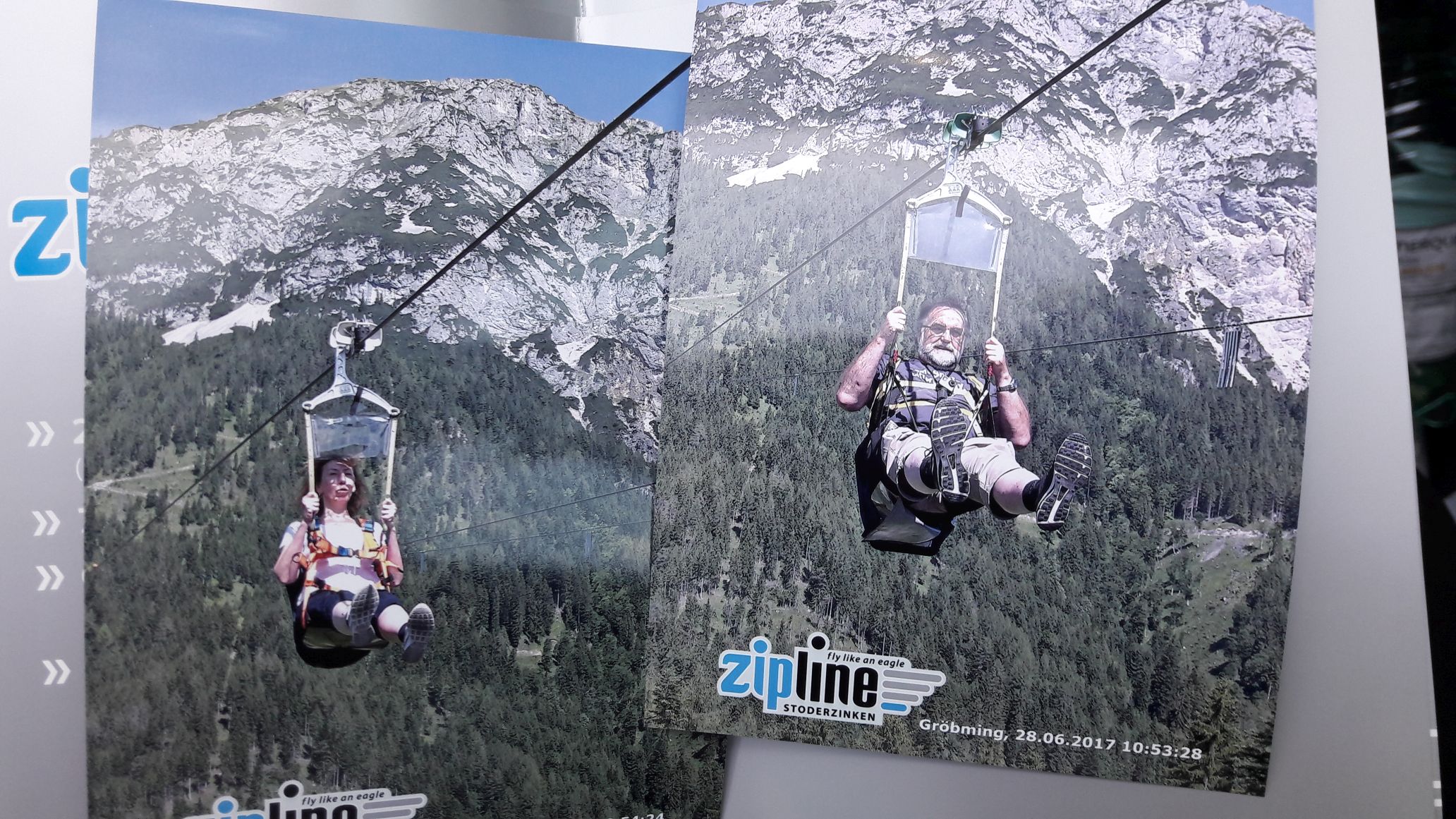 Zipline am Stoderzinken