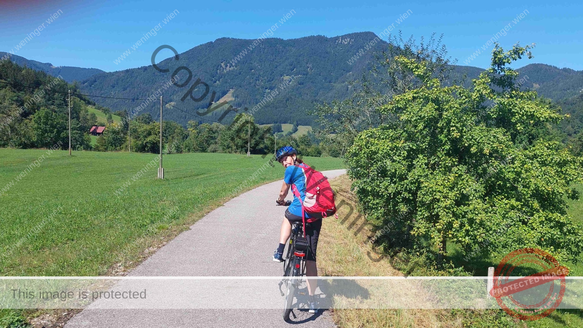 Unterwegs am Ybbstalradweg